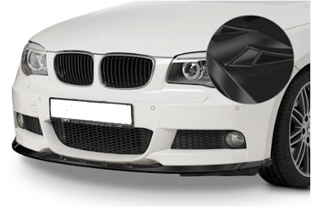 Anneau de fixation rétroviseur extérieur noir brillant (coté au choix)  pour BMW Série 1 E81 E82 E87 E88 Choisir le côté Conducteur (côté gauche)