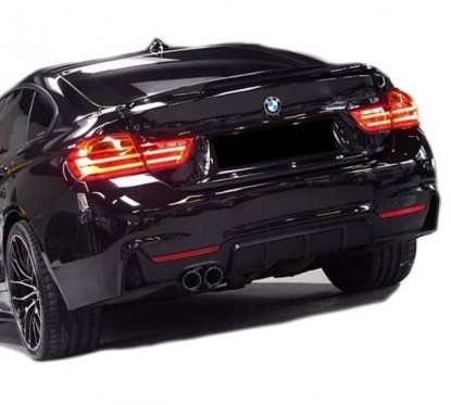 2x Grilles de Calandre BMW Série 4 F32, F33, F36 M Performance Noir  Brillant (12-18)